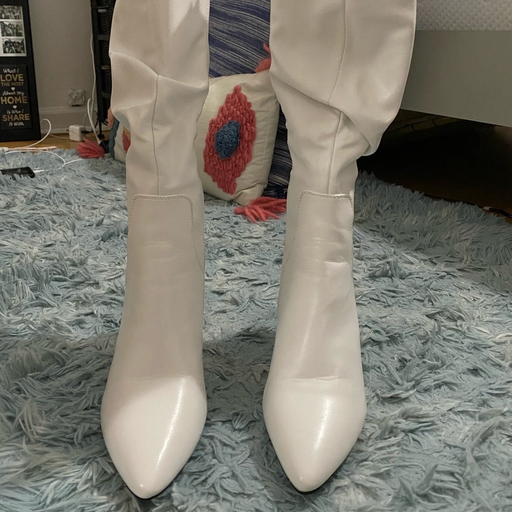 White boots fashion